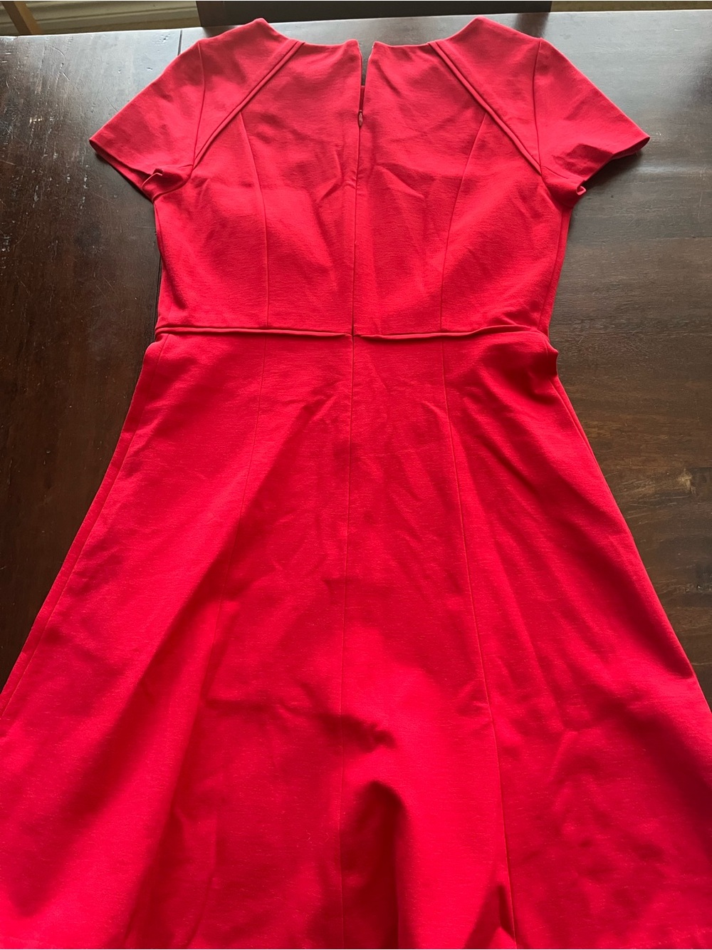 J. Crew Bright Red Dress Top - Picture 3 of 3